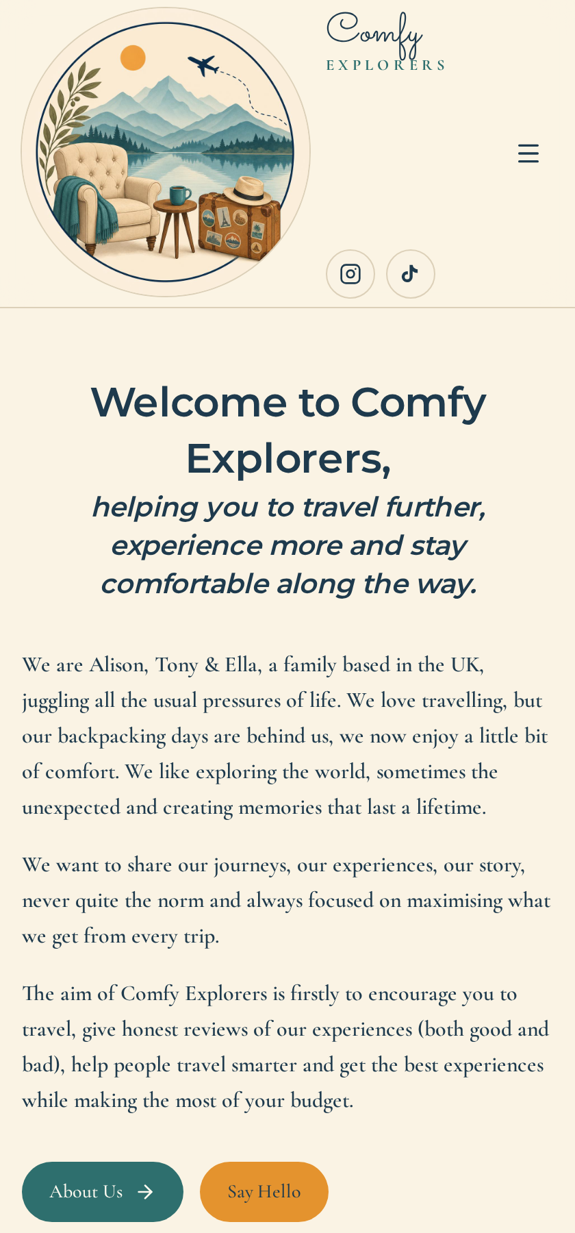 Comfy Explorers - Travel blog, UK